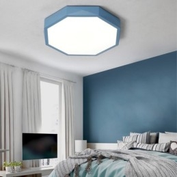 Moderne, Innfelt Taklampe Med Spesiell Sekskantdesign, Ultratynn Lampe