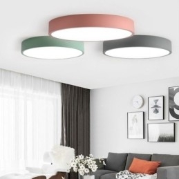 Moderne, Innfelt, Rund Taklampe Ultratynn Hjemmebelysning