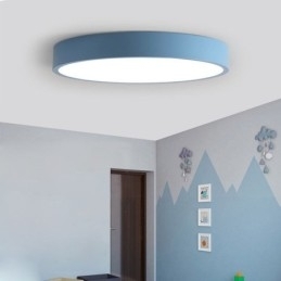 Moderne, Innfelt, Rund Taklampe Ultratynn Hjemmebelysning