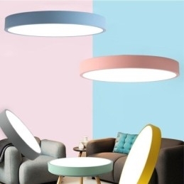 Moderne, Innfelt, Rund Taklampe Ultratynn Hjemmebelysning