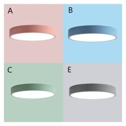 Moderne, Innfelt Ultratynn Taklampe, Rund Lampe