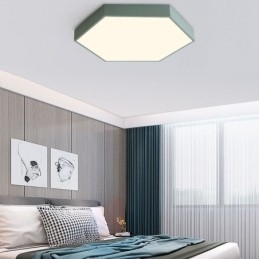 Moderne Enkel, Innfelt Sekskantet Taklampe
