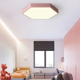 Moderne Enkel, Innfelt Sekskantet Taklampe