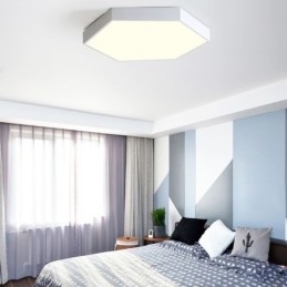 Moderne Enkel, Innfelt Sekskantet Taklampe