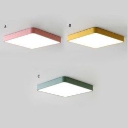 Enkel, Innfelt, Tynn, Firkantet Lys, Energisparende Taklampe