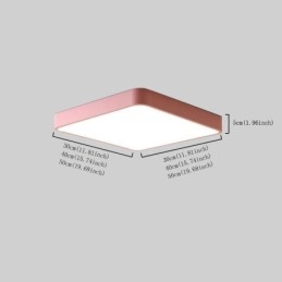 Enkel, Innfelt, Tynn, Firkantet Lys, Energisparende Taklampe