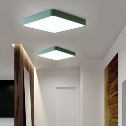 Enkel, Innfelt, Tynn, Firkantet Lys, Energisparende Taklampe