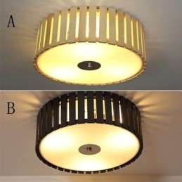 Stor, Innfelt Kinesisk, Kreativ Taklampe I Bambus For Barn