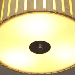 Stor, Innfelt Kinesisk, Kreativ Taklampe I Bambus For Barn