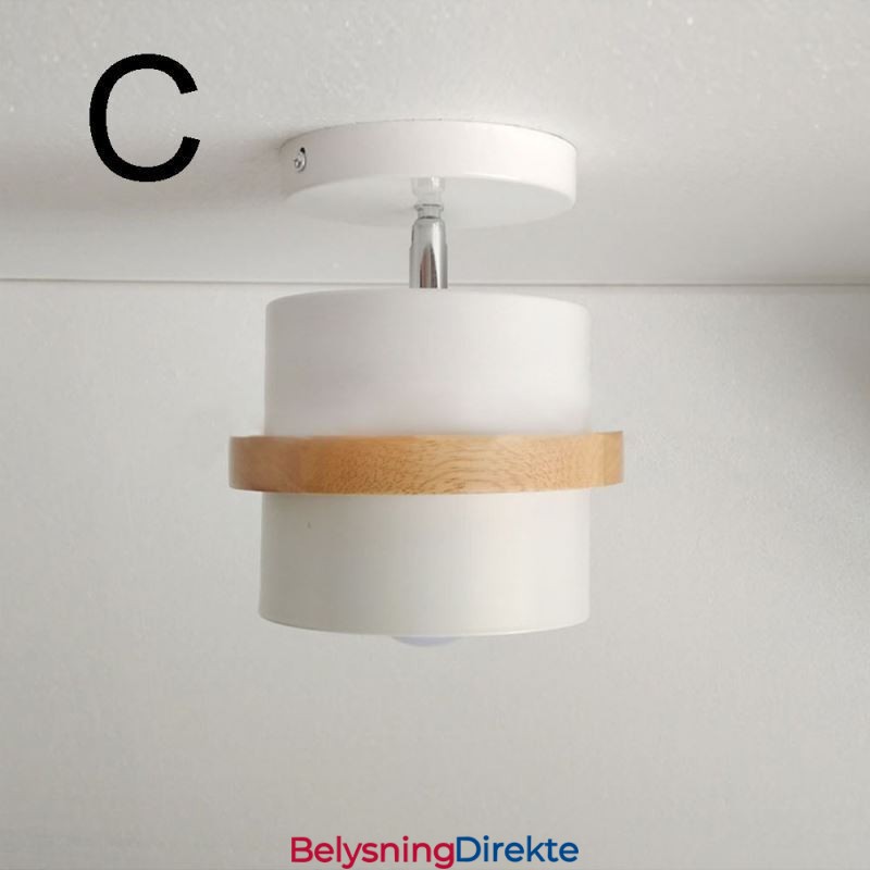 Rund Macaron Spotlight Kromatisk Taklampe (Enkelt Lys)