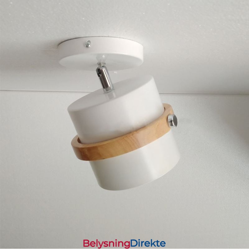 Rund Macaron Spotlight Kromatisk Taklampe (Enkelt Lys)