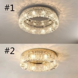 Moderne Elegant Taklampe Med Krystallmontering