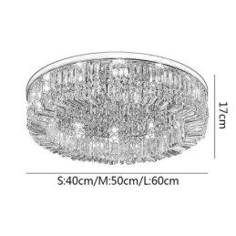 Moderne Elegant Taklampe Med Krystallmontering