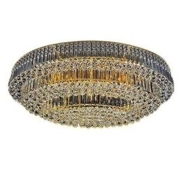 Krystalltaklampe Med Innfelt Montering, Europeisk Oval Lampe