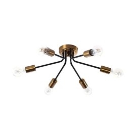 Sputnik Lysekrone Med 6 Lys, Delvis Innfelt Taklampe