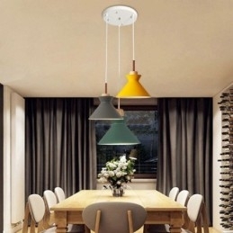 Nordisk Macaron Island 3-Lys Pendellampe Enkel Jern Arti Tre Lys