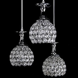 Krystalllysekrone Moderne Samtids Metall