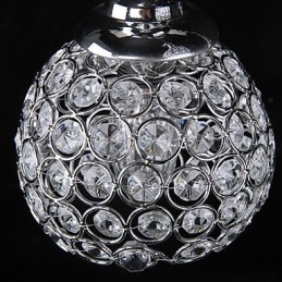 Krystalllysekrone Moderne Samtids Metall