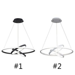 Moderne Lysekrone Dimbar Pendelbelysning Med 3 Ringer