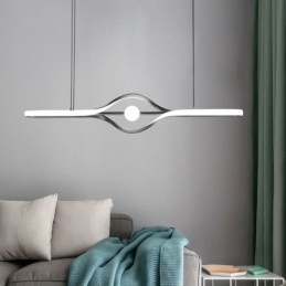 Moderne Lineær Pendellampe Med Lang Stripe