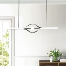 Moderne Lineær Pendellampe Med Lang Stripe