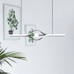 Moderne Lineær Pendellampe Med Lang Stripe