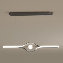Moderne Lineær Pendellampe Med Lang Stripe