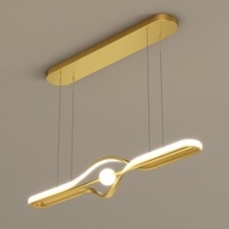 Moderne Lineær Pendellampe Med Lang Stripe