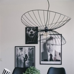 Moderne Hattelysekrone Minimalistisk Dekor Pendellampe 1 Lys