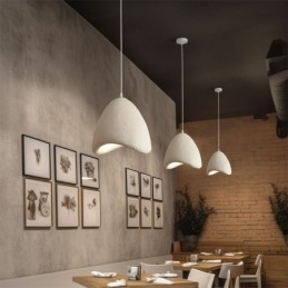 Dekorativ Hengende Lampe I Harpiks For Taklampe