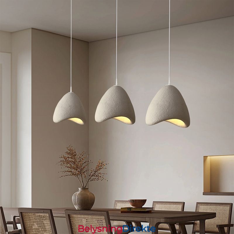 Dekorativ Hengende Lampe I Harpiks For Taklampe