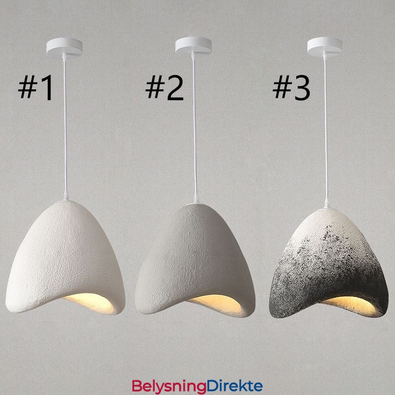 Dekorativ Hengende Lampe I Harpiks For Taklampe