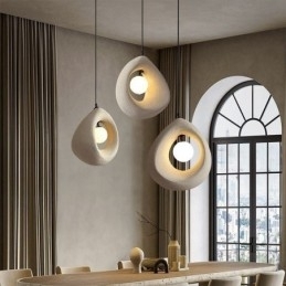 Moderne, Enkel Taklampe I Resin