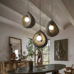 Moderne, Enkel Taklampe I Resin