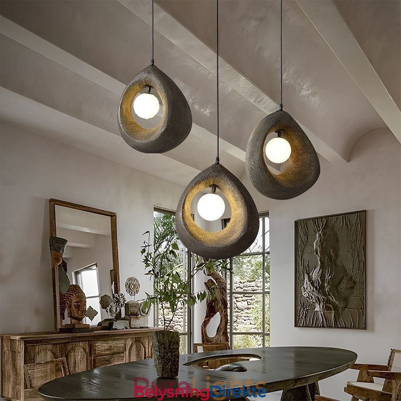 Moderne, Enkel Taklampe I Resin