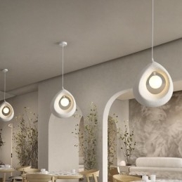 Moderne, Enkel Taklampe I Resin