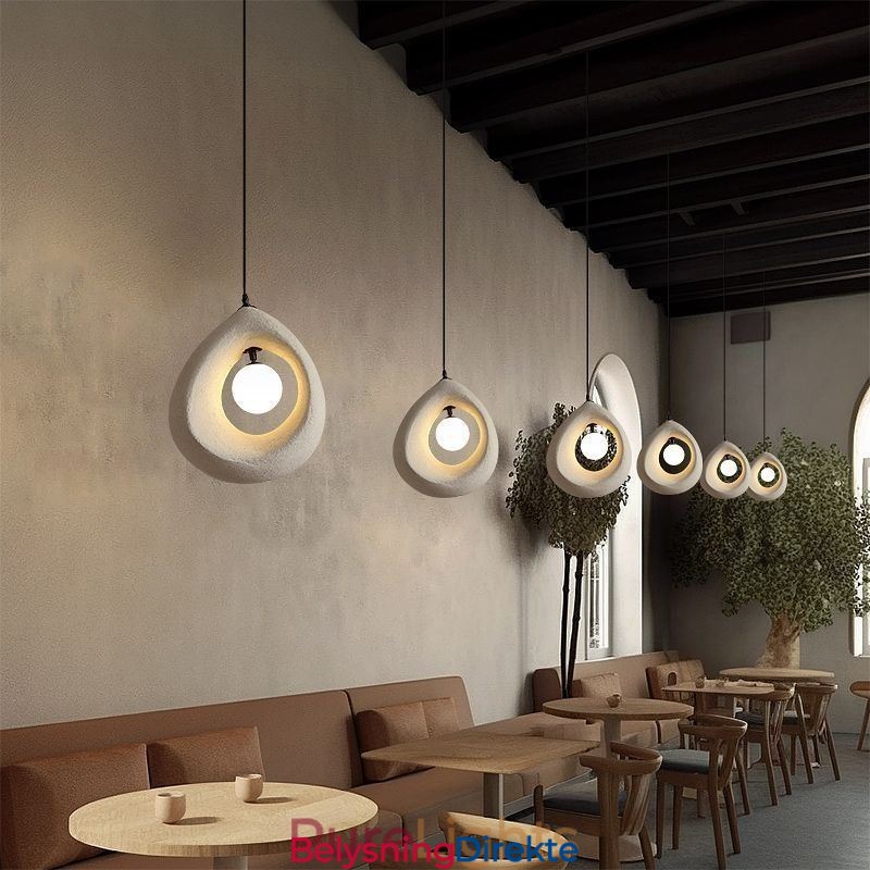Moderne, Enkel Taklampe I Resin