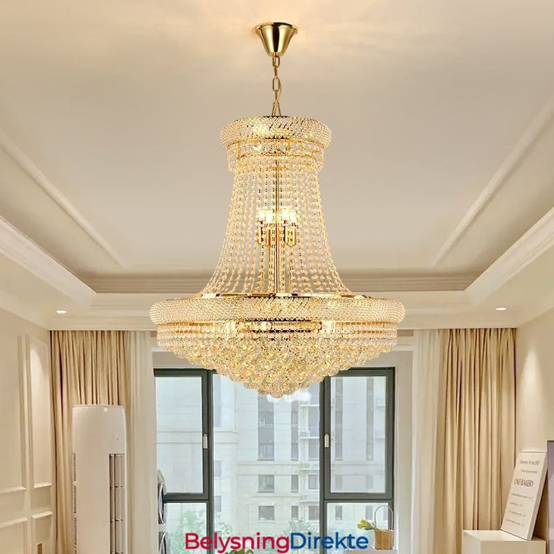 Krystall Pendellampe Moderne Dupleks Dekorativ Taklampe