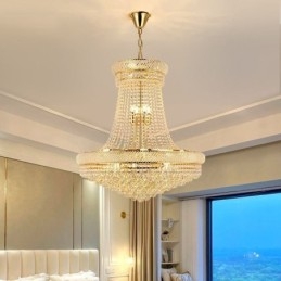 Krystall Pendellampe Moderne Dupleks Dekorativ Taklampe