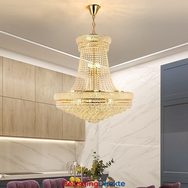 Krystall Pendellampe Moderne Dupleks Dekorativ Taklampe