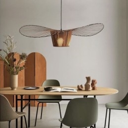 Moderne, Enkel Taklampe I Jernform Med Hatteform