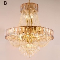 Krystall Pendellampe Luksuriøs Dekorativ Taklampe