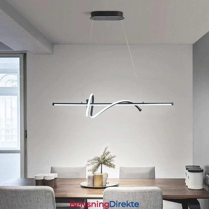 Minimalistisk Taklampe Med Kort Omslag