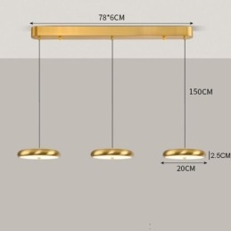 Taklampe Med Tre Hoder, Pendellampe