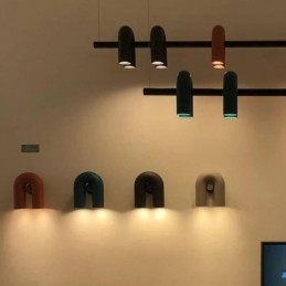Taklampe I Smijern, U-Formet Pendellampe, 90 Graders Roterende Skjerm