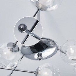 Glass Pendellampe I Europeisk Stil, Enkel Magisk Bønnetaklampe