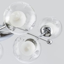 Glass Pendellampe I Europeisk Stil, Enkel Magisk Bønnetaklampe