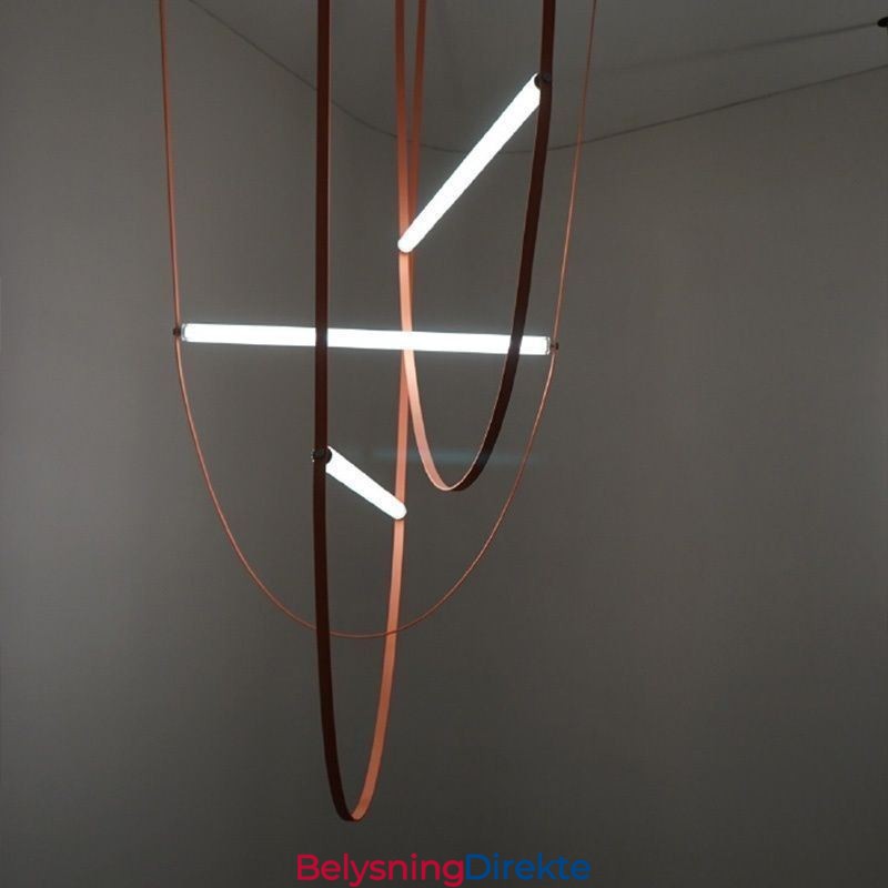 Europeisk Pendellampe I Wabi Sabi-Stil Med Belte, Dekorativ Lampe