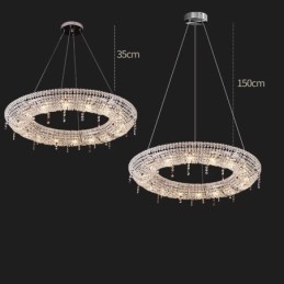 Krystall Pendellampe Moderne Lampe Luksuriøs Taklampe