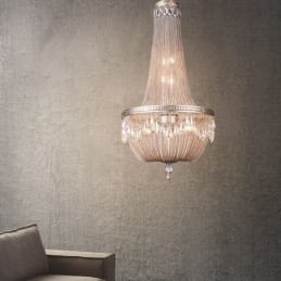 Dusk Pendellampe Retro Amerikansk Dupleks Aluminiums Kjede Taklampe